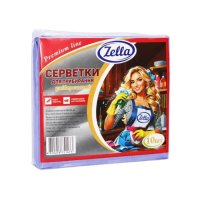 Серветка віскозна ZELLA 10 шт в асортименті (0644)