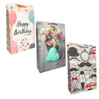 Пакет подарунковий паперовий 35х51х13 см (6240)