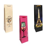 Пакет подарунковий Пляшка 12х40х10 см (6243)