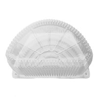 Контейнер прозорий пів торта 0.5 кг  (6366)