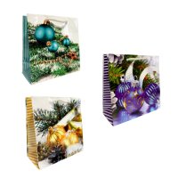 Пакет подарунковий №11 паперовий 16х16х7 см (5530)