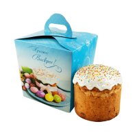 Коробка для паски Синя 16х16х18 см (0061)