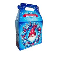 Новорічна коробка Ельф з Віночком 700 гр (2811)