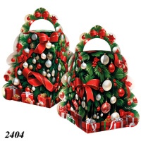 Новорічна коробка Червона ялинка 1000 гр (2404) Новорічна коробка Червона ялинка 1000 гр (2404)