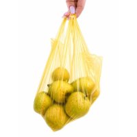 Пакети майка Люкс жовті 25х45 см (6497)