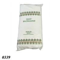 Пакети фасувальні Вишиванка зелена 18х35 см (0339)