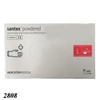 Рукавички латексні Santex медичні 100 шт XL (2808)