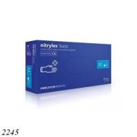 Рукавички нітрилові Nitrylex 100 шт М (2245)