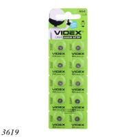 Батарейки таблетки Videx Alkiline AG4 LR626 (3619)