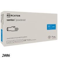 Рукавички латексні Santex медичні 100 шт М (2086)