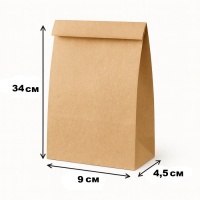 Пакет саше паперовий з вікном 9х34х4.5 см 100 шт (1452) Пакет саше паперовий з вікном 9х34х4.5 см 100 шт (1452)