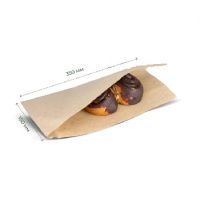 Пакет кутик паперовий бурий 15х35 см 100 шт (1424) Пакет кутик паперовий бурий 15х35 см 100 шт (1424)